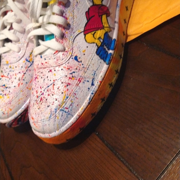 Shoes | Bart Simpson Air Force Ones | Poshmark
